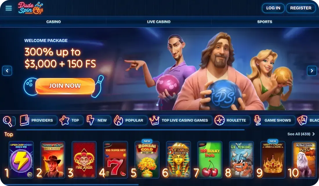 Dudespin Casino
